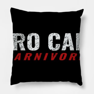 Zero Carb Carnivore Meat Eater Diet Pillow