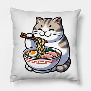 Ramen and Cat Pillow