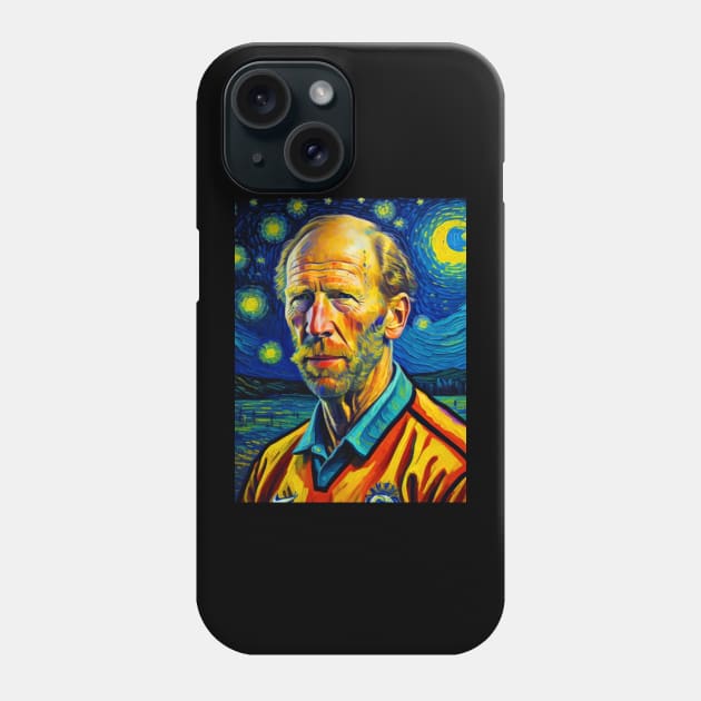 SIR BOBBY in starry night Phone Case by FUN GOGH