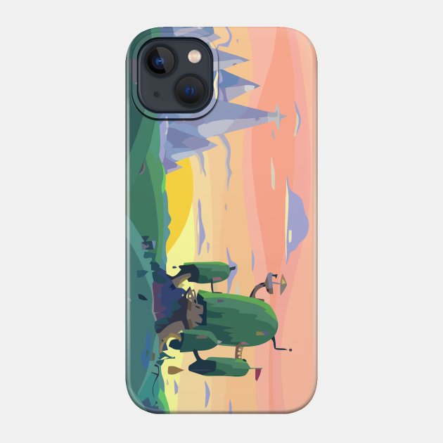 Sunset Time - Adventure Time - Phone Case