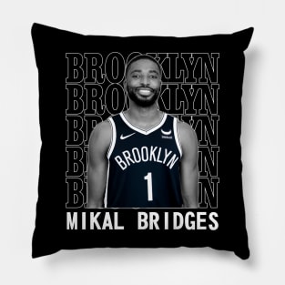 Brooklyn Nets Mikal Bridges Pillow