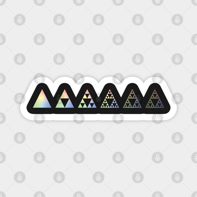 Sierpinski Triangle Magnet by ScienceCorner