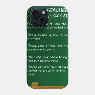 Rocking Teacher Phone Case