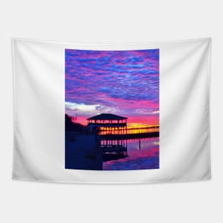 Purple Island Heights Sunrise. Tapestry