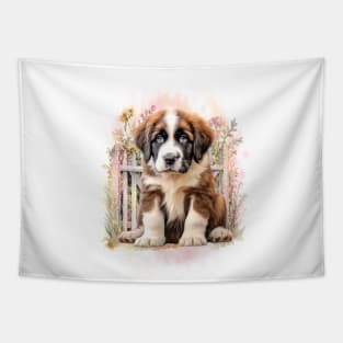 Dog - St. Bernard puppy Tapestry