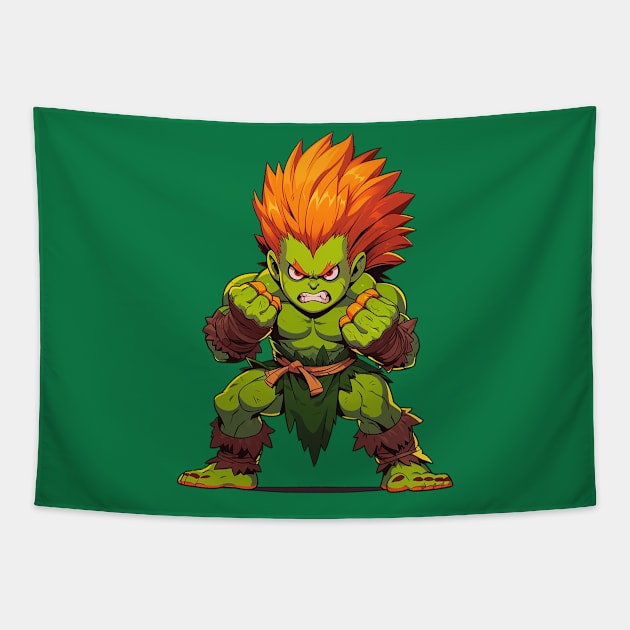 blanka Tapestry by lets find pirate