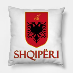 Albania (in Albanian) Coat of Arms Design Pillow