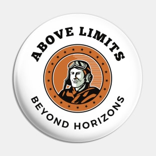 Above Limits : Beyond Horizons Aviation Light Pin