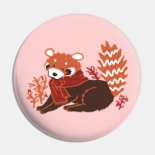 Red Panda Pin