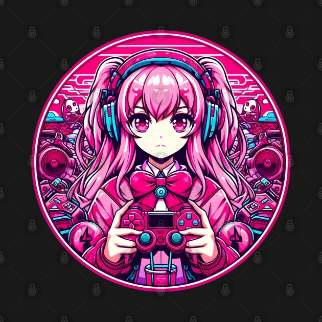 Gamer girl pink lovely by Japanese Fever