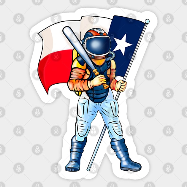 Space City Baseball - Houston Astros - Sticker