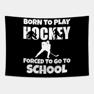 Born to play Hockey Christmas 2023 Tapestry