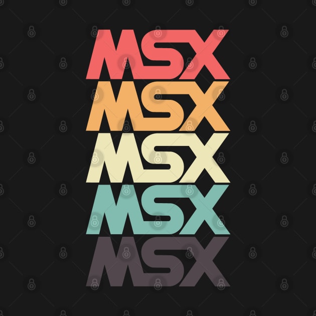 MSX Logo - Vintage Retro Computer by Issho Ni