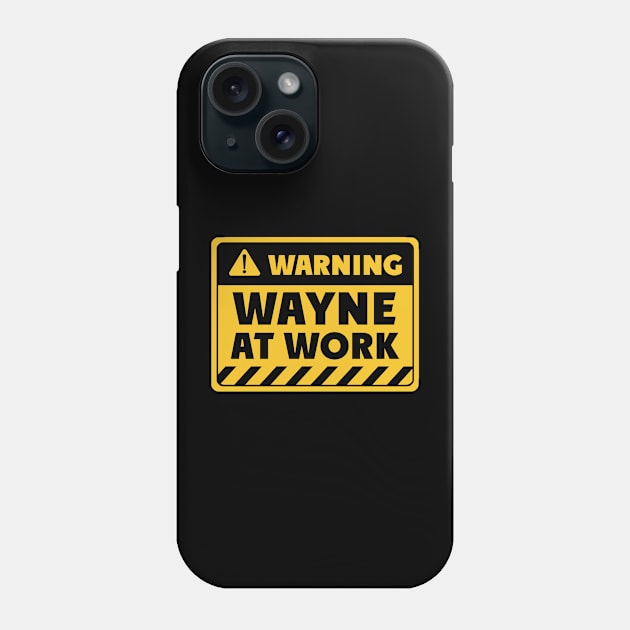 Wayne at work Phone Case by EriEri