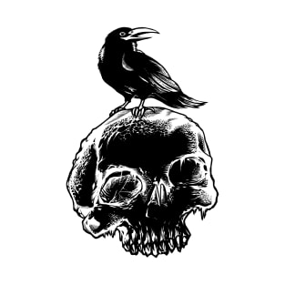 Crow on Skull T-Shirt