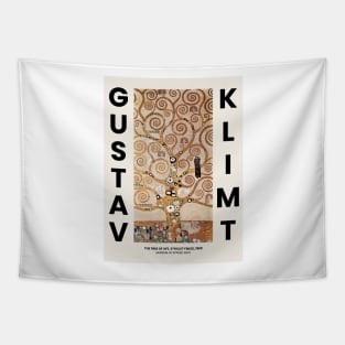 Gustav Klimt The Tree Of Life Exhibition Tapestry