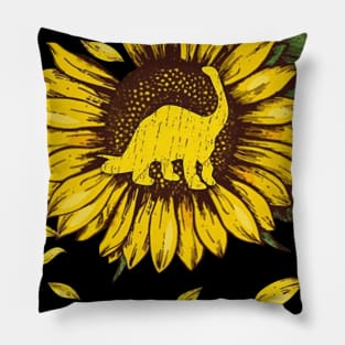 Sunflower Mamaw Saurus Pillow