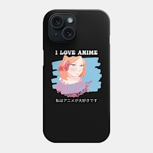 Anime Style Graphic Phone Case