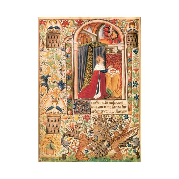 Experience the Beauty and Brilliance of the Medieval Era: Bring Home an Illuminated Manuscript Print by AlienMirror