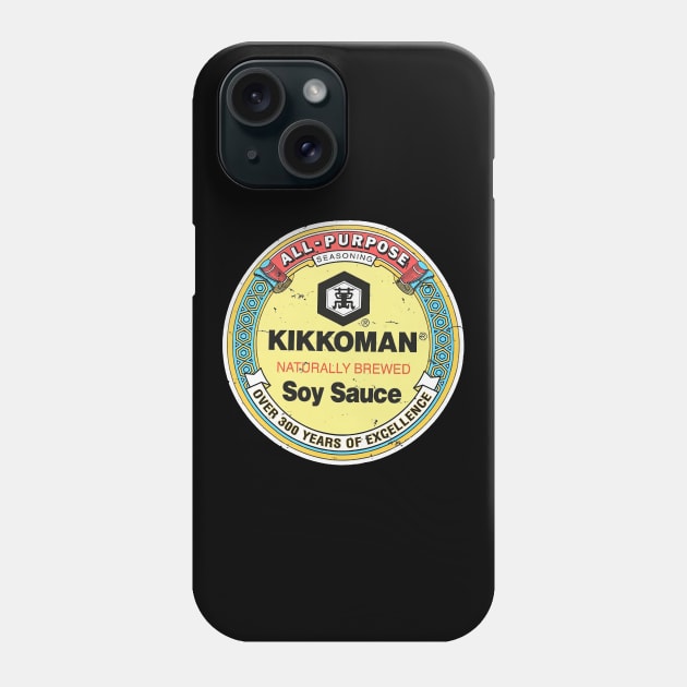 KIKKOMAN SOY SAUCE Phone Case by rezahardan