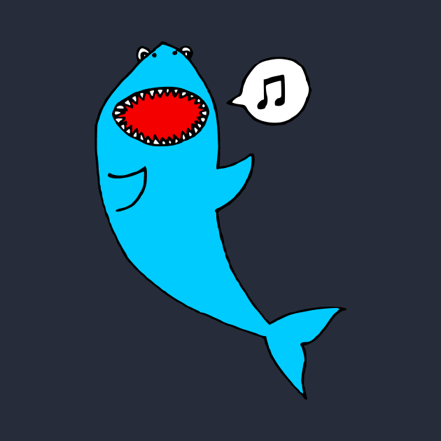 Singing Shark by SterryCartoons