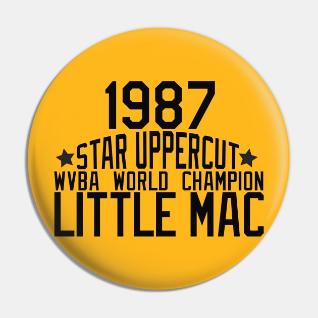 Star Uppercut Pin by khrisjwilson