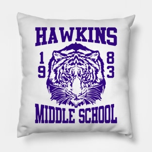 Hawkins Middle School Tigers 1983 Pillow