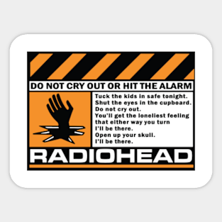 Radiohead Stickers Teepublic