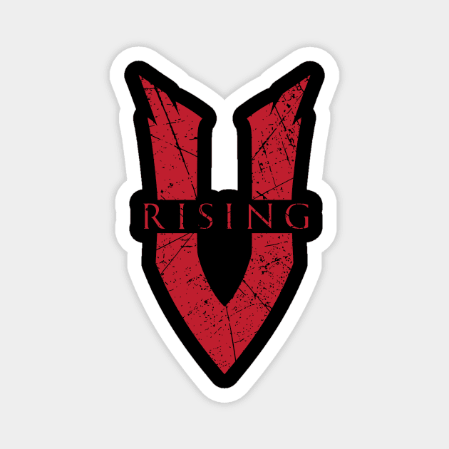 V Rising (red distressed) Magnet by korstee