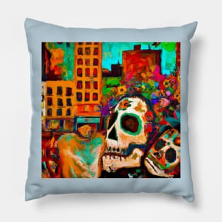 DAY OF THE DEAD SUGARSKULL4 Pillow