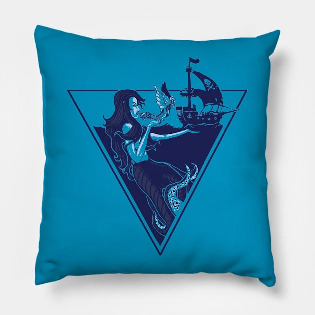 The sea witches favor Pillow by Artsauce