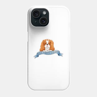 Cavalier King Charles Spaniel Banner - Ban Puppy Farms Phone Case