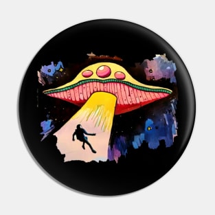 Alien Abduction Pin