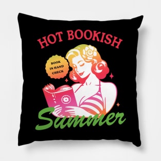 Hot Bookish Summer Pillow