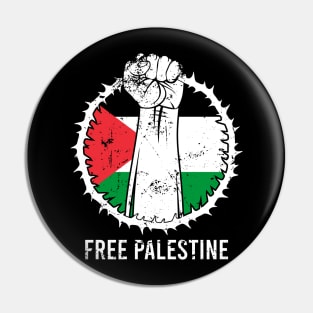 Free Palestine - End Apartheid Pin