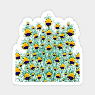 PEACOCK Feathers Magnet