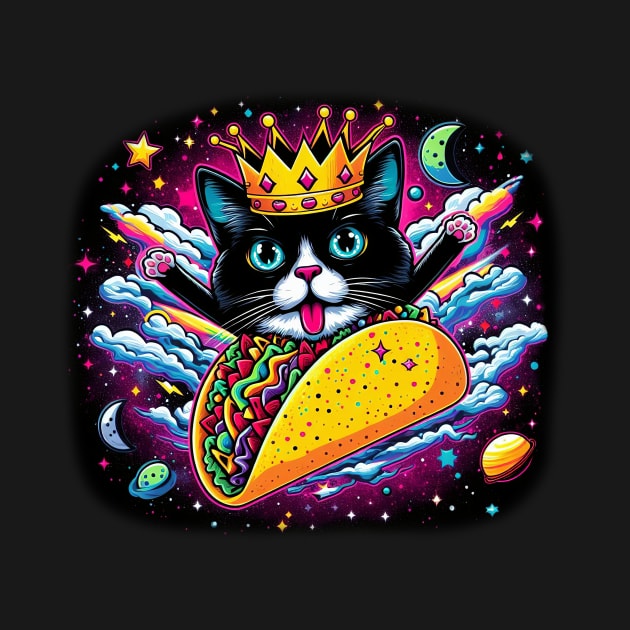 king cat galaxy funny by Xonmau