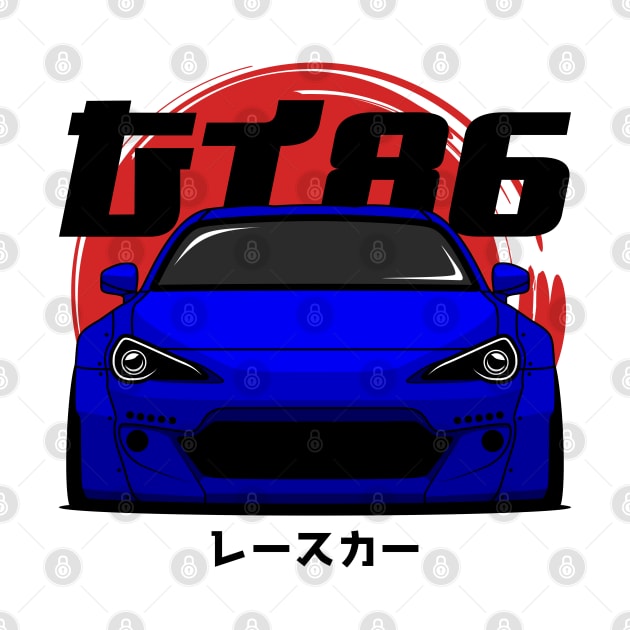 Blue GT 86 Front by GoldenTuners