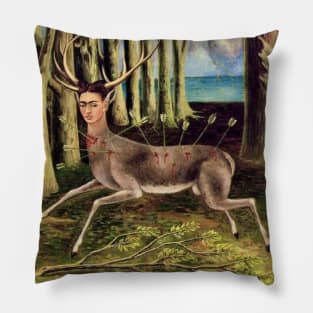 The Wounded Deer by Frida Kahlo Pillow