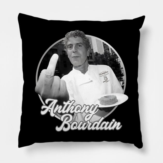 Anthony Bourdain - Funny Chef Pillow by Cika Ciki