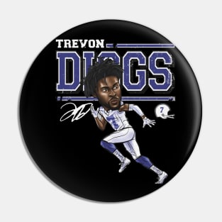 Trevon Diggs Dallas Cartoon Pin