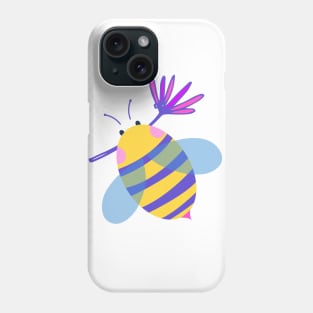 Honey Bee with Flower Phone Case