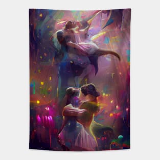 Love's Passionate Dance Tapestry