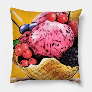 Organic food concept Pillow