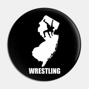 New Jersey Wrestling Pin