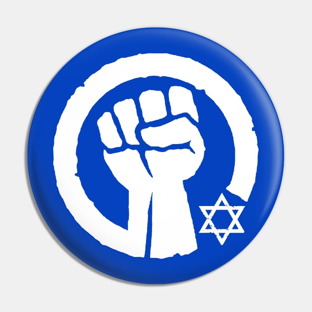 I stand with Israel - Solidarity Fist Pin by Tainted