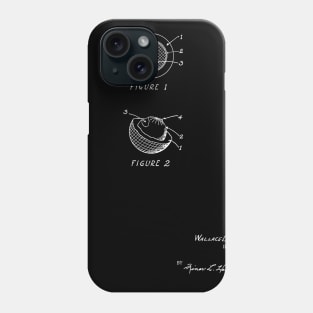 Practice Golf Ball Vintage Patent Hand Drawing Phone Case