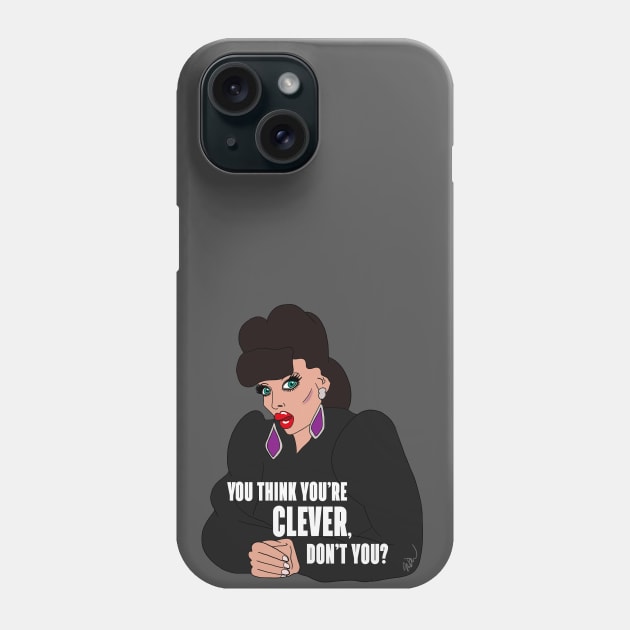 Clever Gurrrl Phone Case by thecompassrose