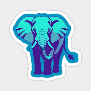 Blue Elephant Magnet