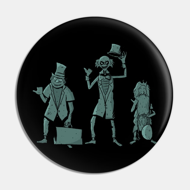 BEWARE of Hitchhiking Ghosts Pin by jonlewisdrawsthings